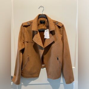 New Tahari faux leather jacket
